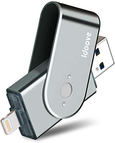 Clé USB certifiée MFi pour iPhone et iPad Idoove –256 Go, USB 3.0 (Vendeur tiers)