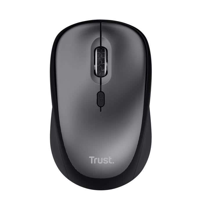 Souris Sans Fil Trust Yvi+ | Silencieuse, 800-1600 DPI, 83% Matériaux Recyclés - Rouge
