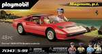 Playmobil 71343 Famous Cars Magnum, PI Ferrari 308 GTS Quattrovalvole, super voiture de sport, objet de collection