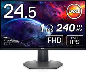 Écran PC 24.5" Dell S2522HG - full HD, LED IPS, 240 Hz, 1 ms, FreeSync Premium / G-Sync, pied réglable
