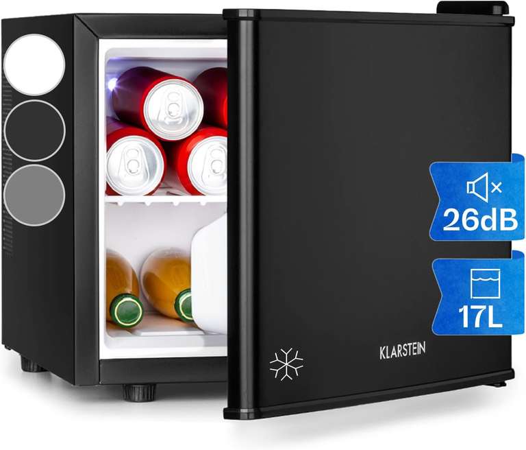 Mini réfrigérateur Klarstein - 33L - 25db - Minibar argent (Vendeur Tiers)