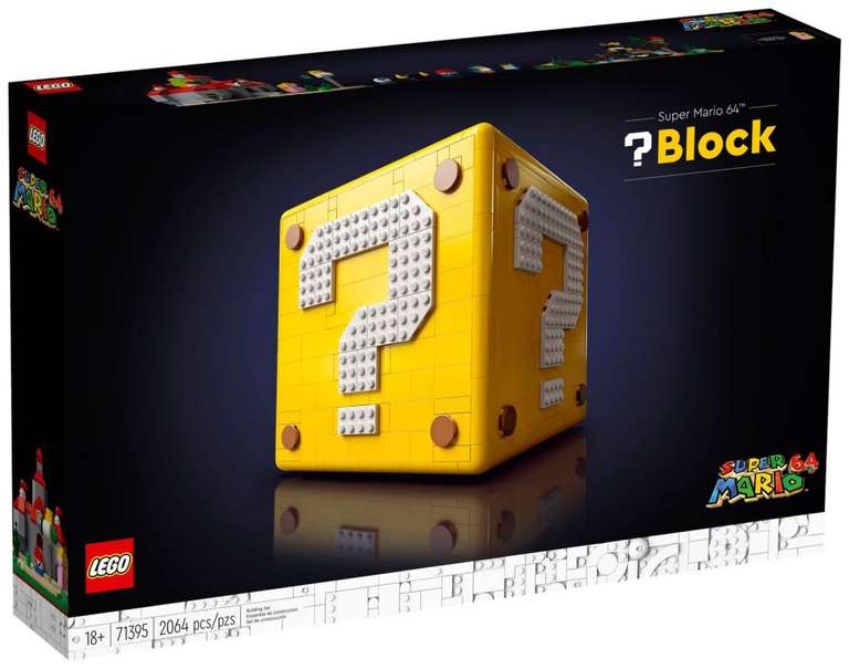 Lego Super Mario (71395) - Bloc Point d'interrogation Super Mario 64 (store.nintendo.fr)