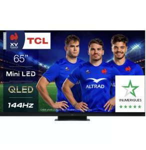 TV 65" TCL 65C935 - QLED, 4K UHD, 144 Hz, HDR, Dolby Vision IQ, FreeSync Premium Pro, HDMI 2.1 (via ODR 150€ & via Reprise TV)