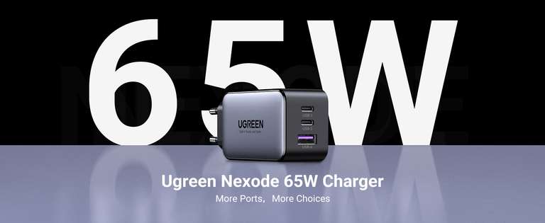 Chargeur USB-C Ugreen Nexode - 65W (ugreen.com)