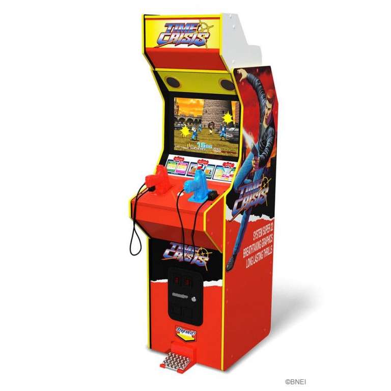 Borne d'arcade Time Crisis Arcade1up Tastemakers - 2 joueurs, 178 Cm (+33.20€ offerts en RP)