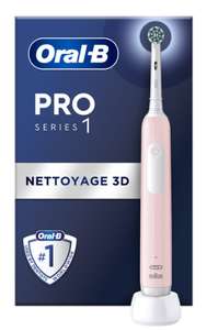 Brosse à dents électrique Oral-B en promotion - Ex: Lot de 2 brosses électrique Oral-B Pro 1 rose (via 59,35€ sur carte fidélité et ODR 20€)