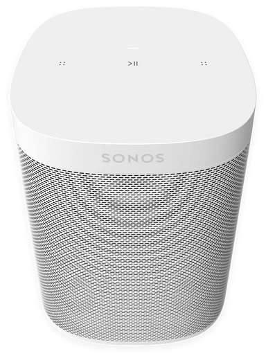 Enceinte Wi-Fi Sonos One SL - blanc ou noir (Reconditionnnée)