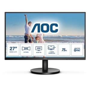 Ecran PC 27" AOC Q27B3MA - QHD, LED display 68,6 cm (27") 2560 x 1440 pixels Quad HD Noir