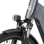 Vélo électrique Grundig GCB-1 Gris clair - Moteur central 36 V-250 W - Batterie 540Wh 80 Nm (grundig-bike.com)