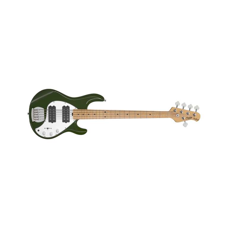 Guitare basse 5 cordes Sterling by Music Man Stingray5 HH Olive (global-audio-store.fr)