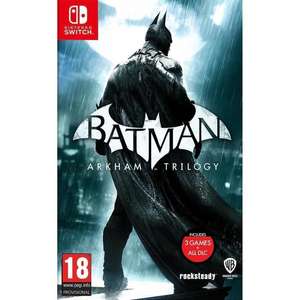 Batman Arkham Trilogy sur Nintendo Switch (+5€ cagnottés pour les CDAV)