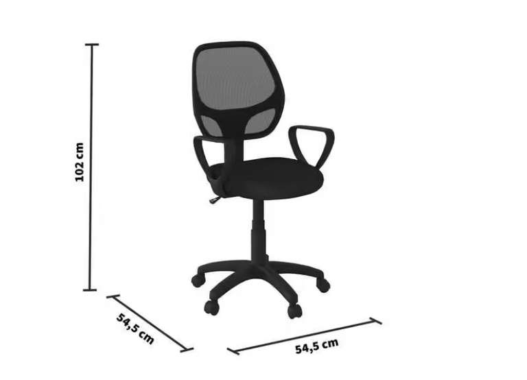 Chaise / fauteuil de bureau Will - Roulettes, accoudoirs, densité 22kg/m2