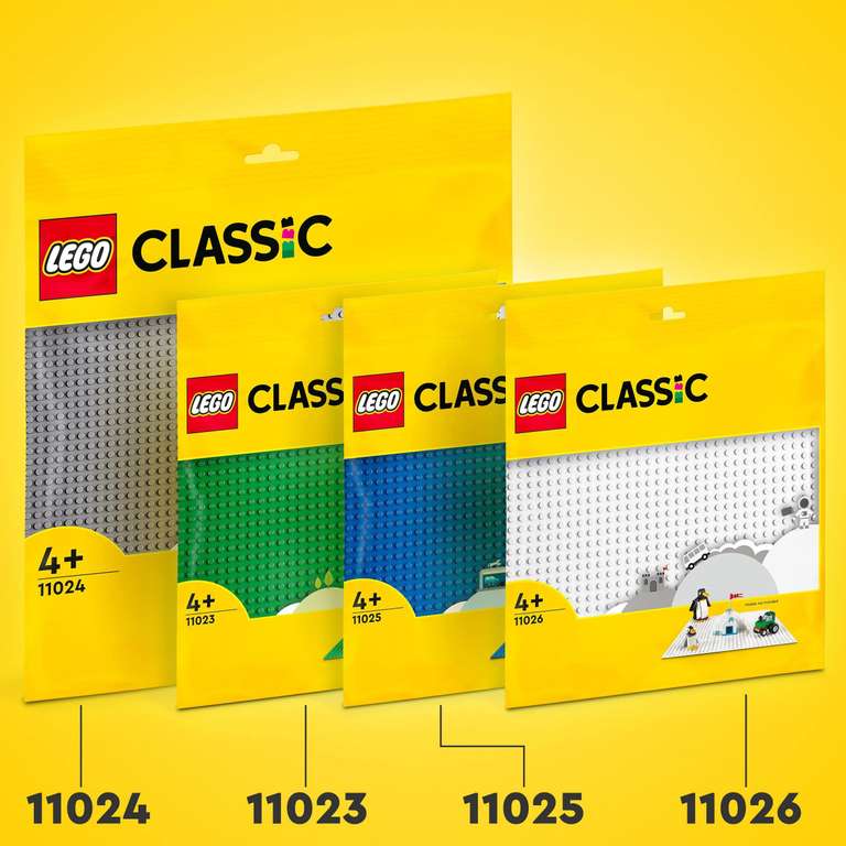 LEGO Classic - La plaque de construction grise (11024)