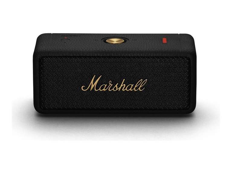 Enceinte Marshall Emberton II Bluetooth Portatif Haut-Parleur, Sans Fil, Résistant à l'eau - Noir