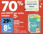 Méga Pack de Couches Pampers Baby Dry - Différentes Tailles (via 20,97€ sur la Carte de Fidélité + ODR de 11,98€)