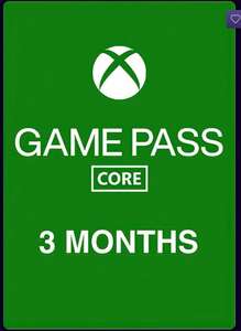 Xbox Game Pass Core - 3 Mois
