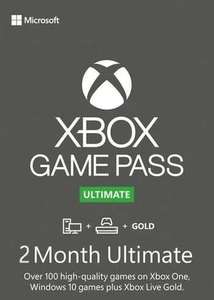 [Nouveaux Comptes] Abonnement de 2 mois au Xbox Game Pass Ultimate (Code non cumulable - Activation région USA)