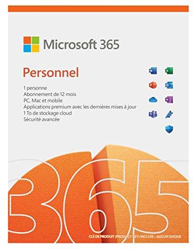 Licence 1 An Microsoft 365 Personnel (Dématérialisé)