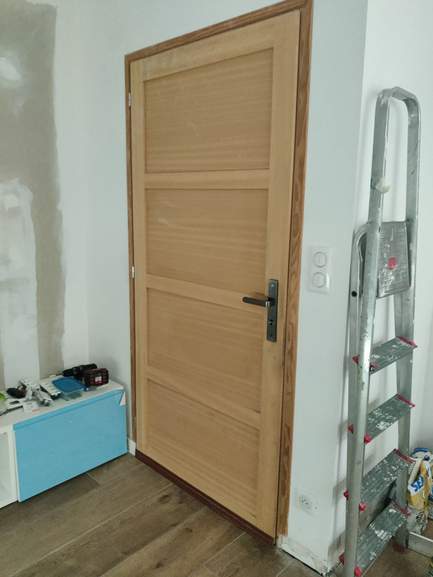 isoler une porte de cellier, service, garage kit isolation porte 