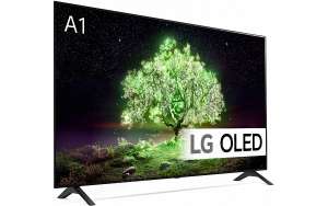 TV 55" LG OLED55A1 - OLED, 4K, Cinema HDR, Dolby Vision iQ & Dolby Atmos, Smart TV (via 89,90€ sur la carte)