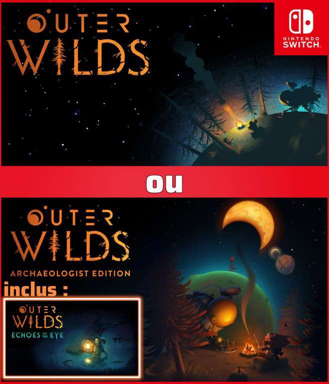 Outer Wilds sur Nintendo Switch (ou Archaeologist Edition à 27,19€ - Dématérialisé Store US)