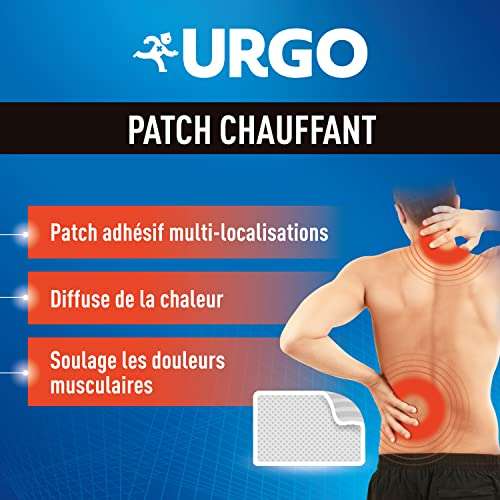 Lot de 2 Patchs Chauffants Urgo - Soulage les Douleurs Musculaires