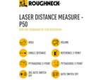 Télémètre Laser Roughneck Leica P50 - Jusqu'à 50m
