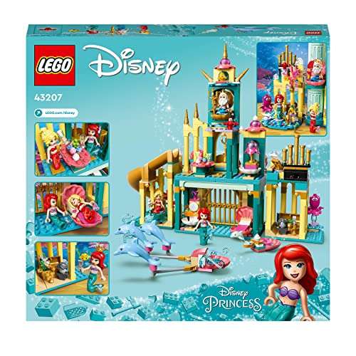 Jouet Lego : Disney Le Palais sous-Marin D’Ariel (43207)