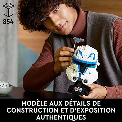 Jeu de construction Lego Star Wars - Le Casque du Capitaine Rex n°75349