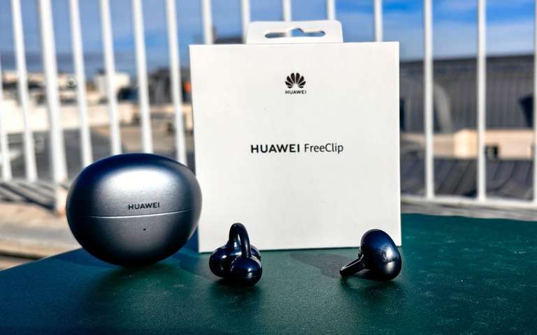 Ecouteurs sans films Huawei FreeClip + Bracelet connecté Huawei Band 8
