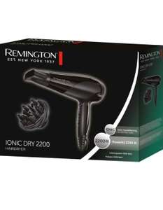 Sèche-cheveux Ionique Remington, Puissant & Léger, 2 vitesses, 3 températures - Noir