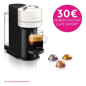 Vertuo Next Blanche + 30€ de bon d’achat café - Nespresso