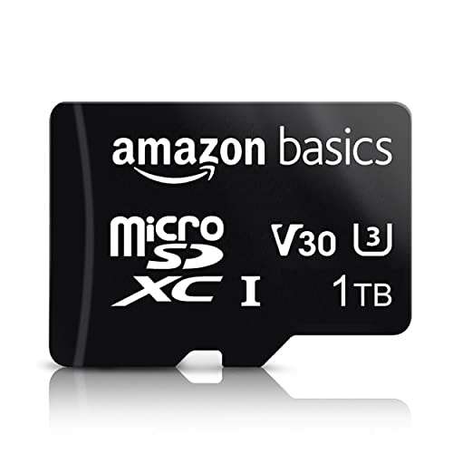 Carte mémoire microSDXC Amazon Basics - 1 To, A2, U3