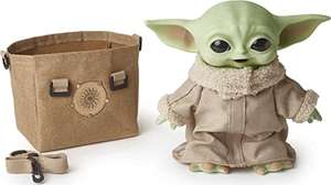 Peluche Star Wars Bébé Yoda - 28cm, sonore, avec sacoche