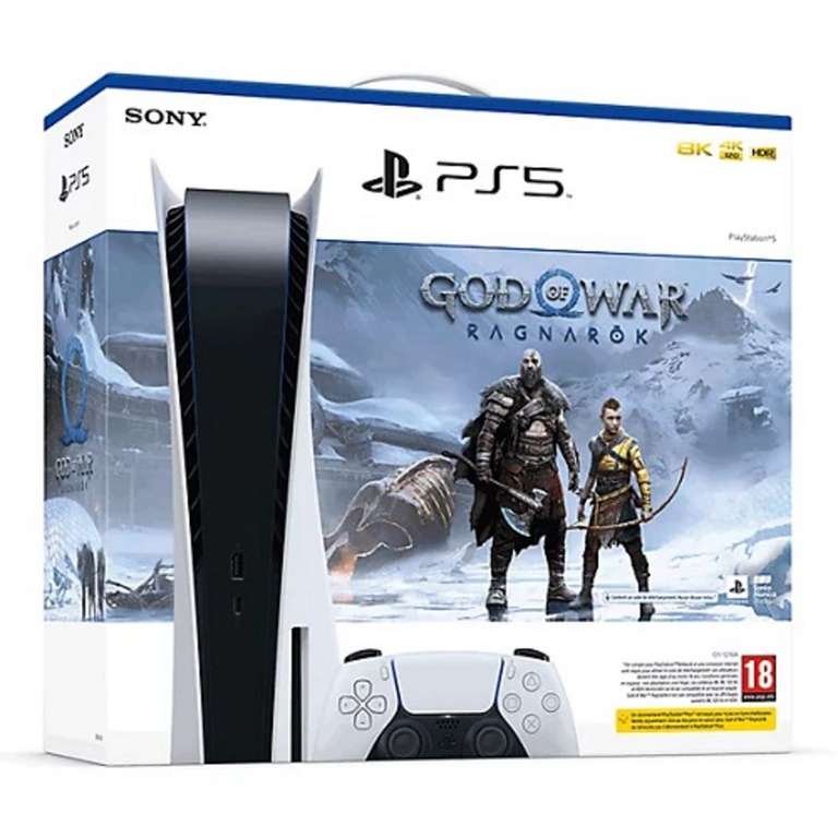 Pack Console Sony PS5 (standard édition) + God of War Ragnarok