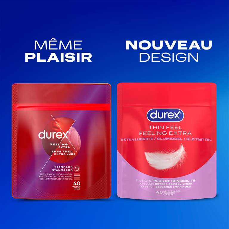 Pack de 40 Préservatifs Feeling Extra Fins & Lubrifiés Taille — free download