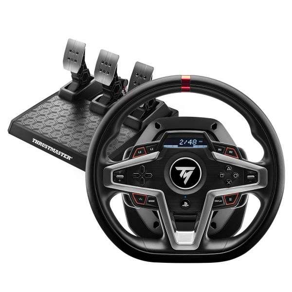 Volant racing + pédales magnétiques Thrustmaster T248 pour PS5 / PS4 / PC
