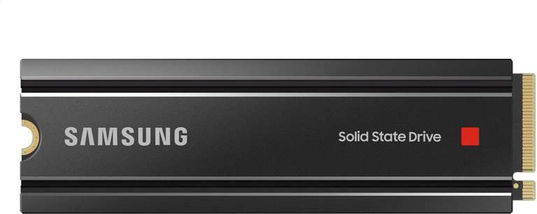SSD Interne M.2 NVMe Samsung 980 Pro (MZ-V8P1T0CW) - 1 To, Dissipateur inclus, Compatible PS5