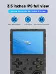 Console retro gaming Anbernic RG353V (sans jeu) - Dual Boot Android/Linux, écran tactile IPS 3.5" 480P, WiFi, BT, sortie HDMI, gris ou noir
