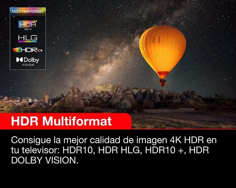 TV 55" TCL 55C639 2022 - QLED, 4K UHD, HDR Pro, HDMI 2.1, ALLM, Google TV, Dolby Vision IQ & Atmos