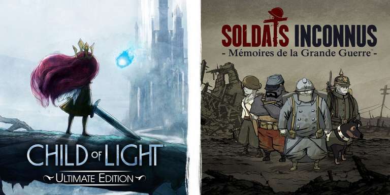 Bundle Child of Light Ultimate Edition & Soldats Inconnus - Mémoires de la Grande Guerre sur Nintedno Switch (Dématérialisé)
