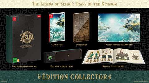 The Legend of Zelda TOTK Edition Collector sur Switch