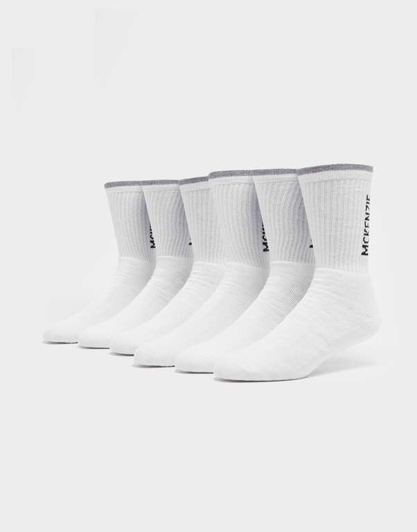 6 paires de chaussettes McKenzie Crew Socks Junior