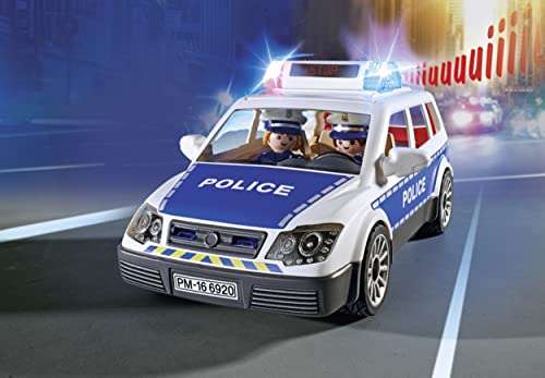 Jouet Playmobil City Action Voiture de policiers avec gyrophare et sirène