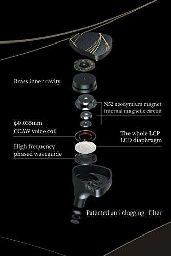 Écouteurs intra-auriculaires à diaphragme dynamique haute performance Moondrop Aria (Vendeur tiers)