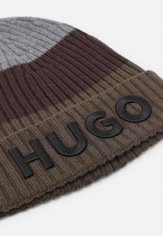 Bonnet brodé Hugo - 100% laine