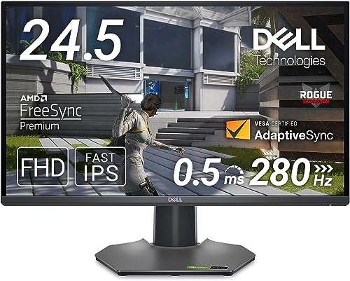 Ecran PC 24.5 Dell G2524H - Full HD, 280Hz, Fast IPS, AMD FreeSync,  Compatible G-Sync, 99% sRGB, 0.5ms –