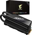 SSD interne NVMe Gen4 Gigabyte Aorus 7000s Prem avec Dissipateur - 1 To (Jusqu'à 7000-5500 Mo/s)