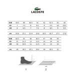 Sneakers pour Homme Lacoste L001 - en cuir colorées, blanc & vert, plusieurs tailles disponibles