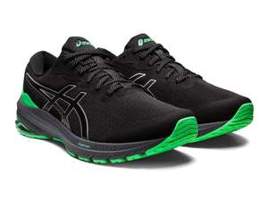 Chaussures de running Homme Asics GT-100 11 Lite Show - Noir/vert - Plusieurs tailles disponibles
